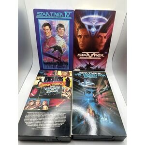 Star Trek 2-5 VHS - II, III, IV, V - VINTAGE OOP VHS LOT